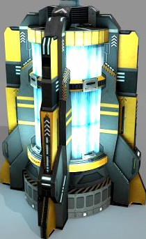 Sci Fi Power Generator 3D Model