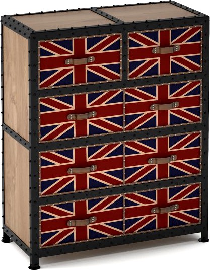 Union Jack commode 3D Model