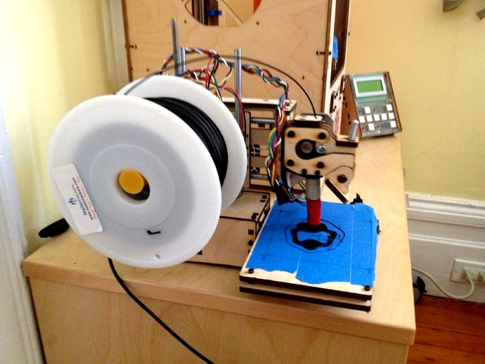 Printrbot Simple Spool Holder by LucasSaugen