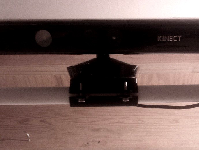 Kinect mount to PVC pipe by whoDat