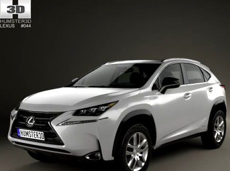 Lexus NX Hybrid 2014 3D Model