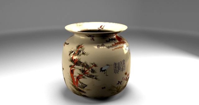 Japan Vase 3D Model