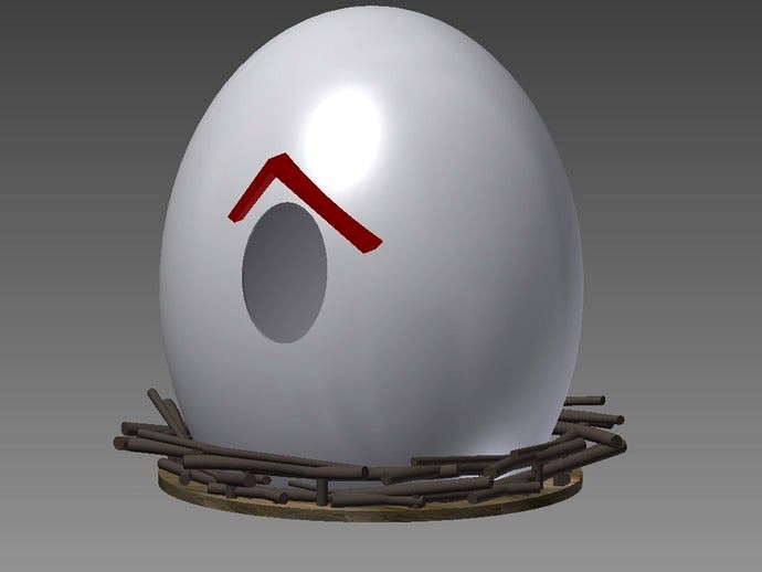 Nest Birdhouse  by positively3d