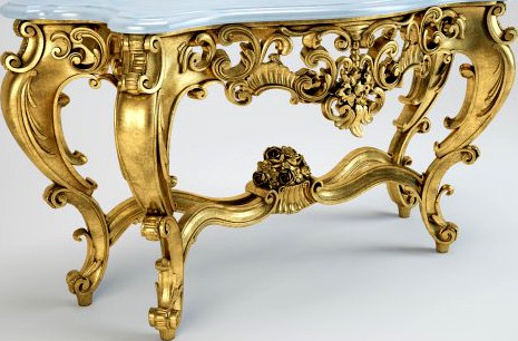 ITALIAN LOUIS XVI-STYLE CONSOLE TABLE 3D Model