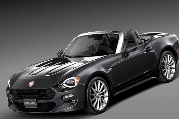 Fiat 124 Spider 2017 3D Model