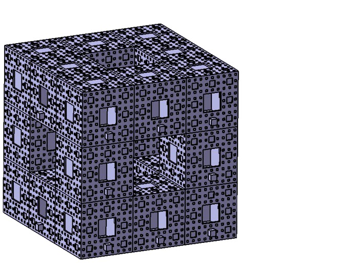 Menger Sponge Birdhouse by EhisforAdam