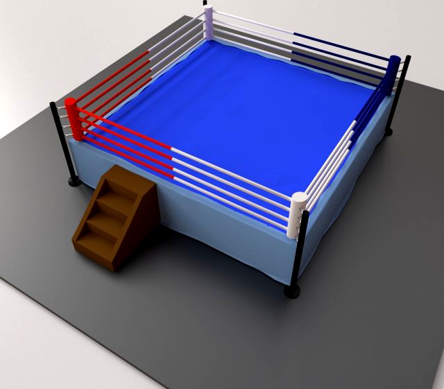 Boxing Ring 3D Model