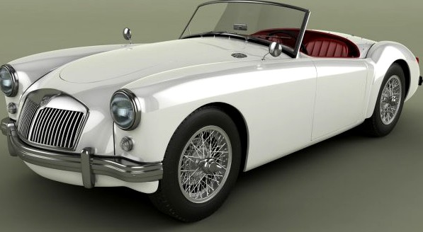 MG MGA 3D Model