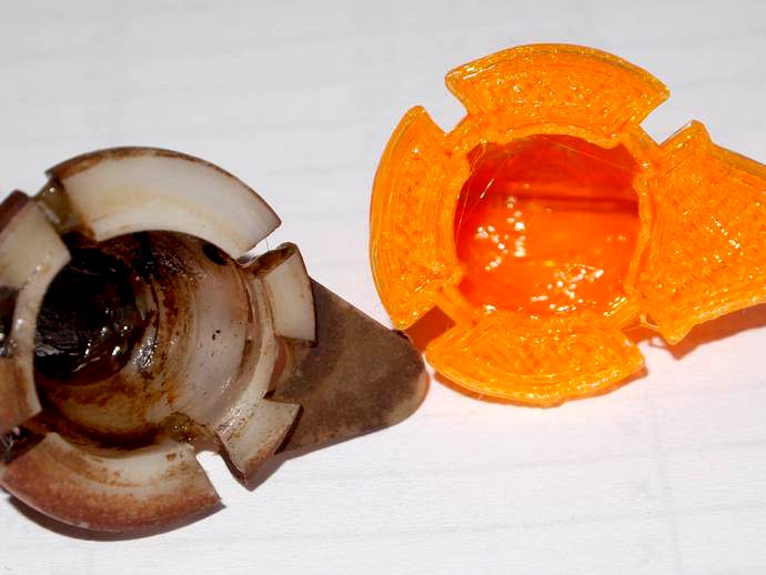 Datsun 120Y (B210) windshield wiper ball joint cap by robwhi