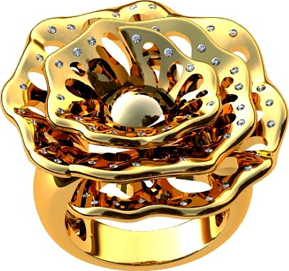 Ring 4043 3D Model