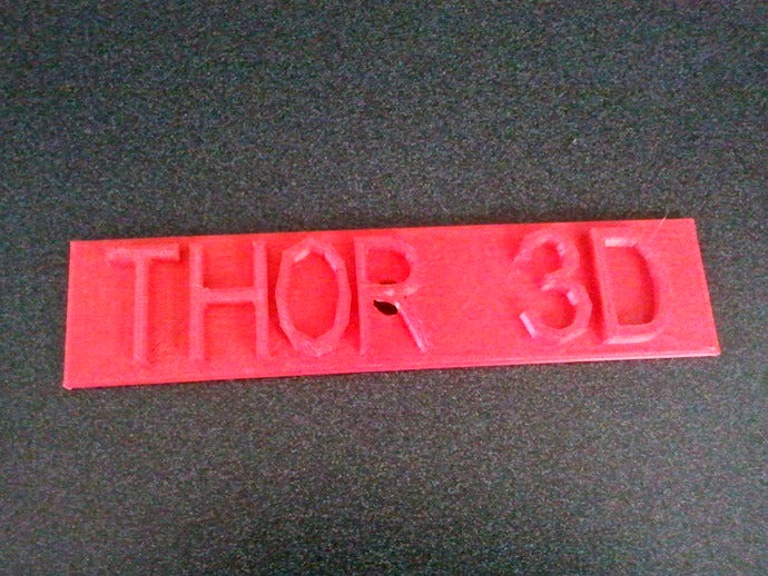 Replicator 2 Nameplate by Thor3D