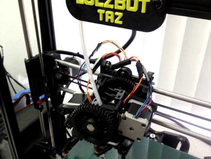 Lulzbot TAZ Dual Extruder mod by 1013