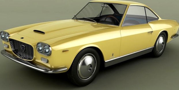 Lancia Flaminia Coupe Speciale 3D Model