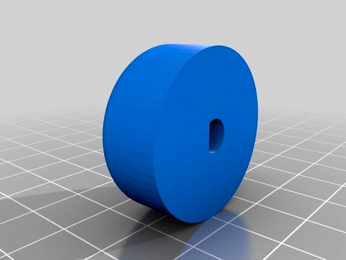 Encoder Knob - 6mm flatted shaft by Daveman