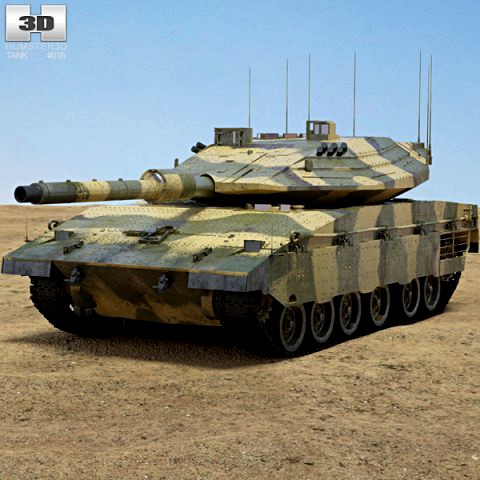 Merkava Mark IV 3D Model