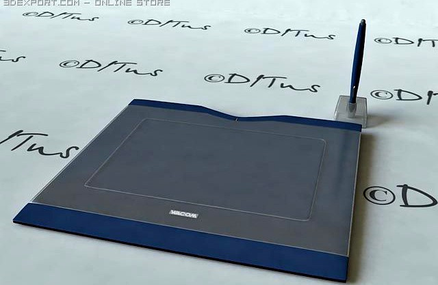 Wacom Graphire Tablet 3D Model