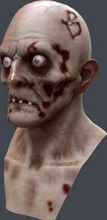 Zombie Lowpoly 3D Model