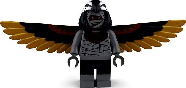 Flying Attack Mummy Lego 3D Model