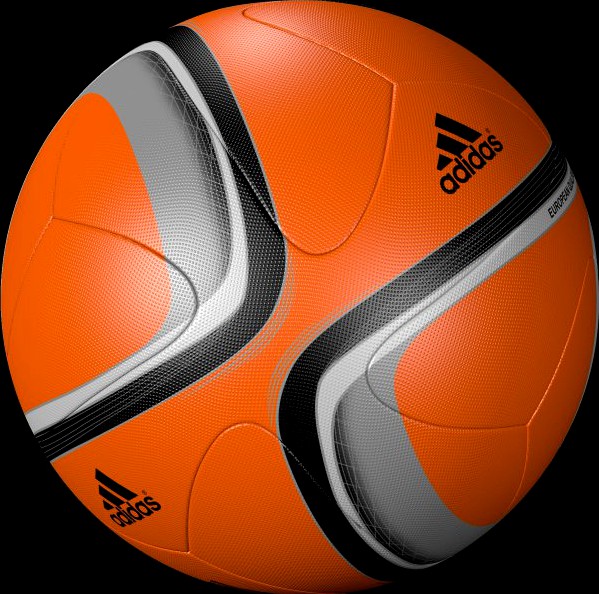 Adidas Official Qualifier Ball 2016 orange 3D Model