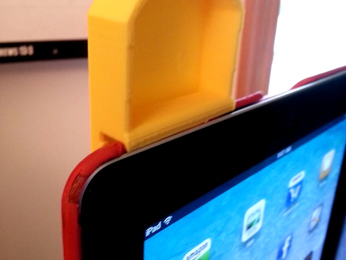 PLASTI-EAR: iPad Sound Horn for Targus iPad covers **UPDATED** by code4food