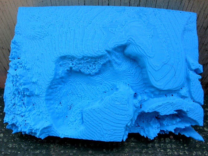 Gulf of Mexico in Relief              by pmoews