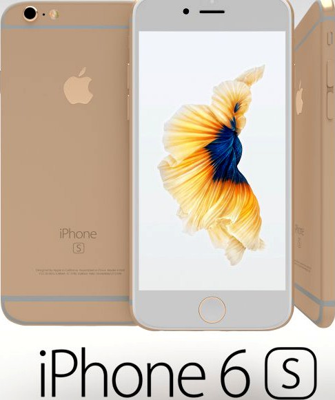 Iphone 6S Gold 3D Model