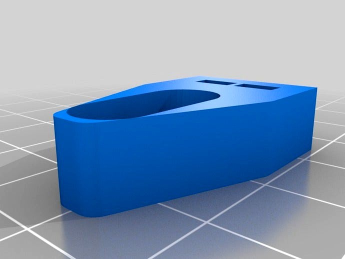 Bare Mechanical Endstop Holder (MendelMax, ORDBot, Etc ...) by PropsFactory