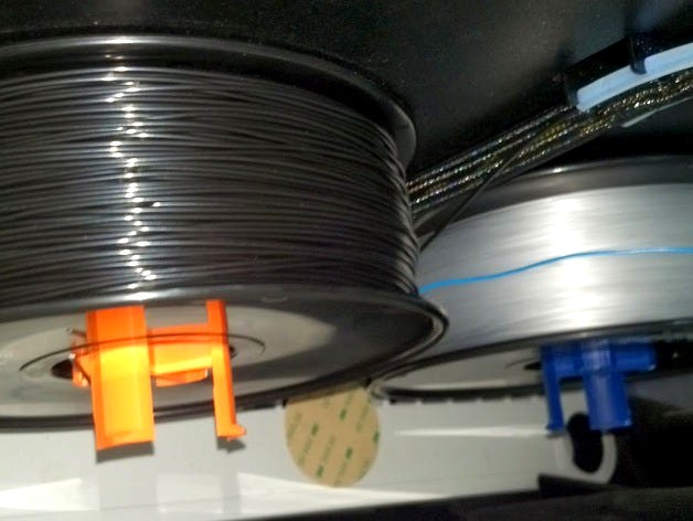 Universal Spool Holder Makerbot Octave ToyBuilderLabs Filament Replicator 2, 2x, 1 V5 by furicks