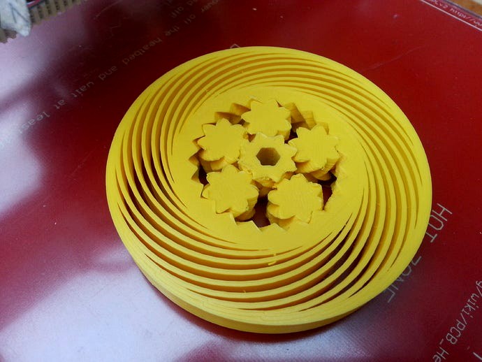 Airless Tire With Gear Bearing by Think3dPrint3d