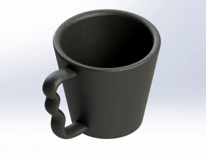 Ergonomic Coffee Cup by yblock