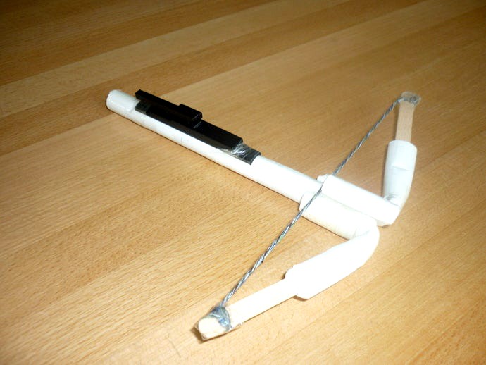 Paper Crossbow Trigger by Makulator