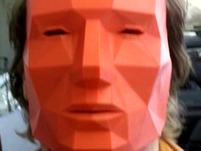 Printable Low Poly Mask by DancePants9000