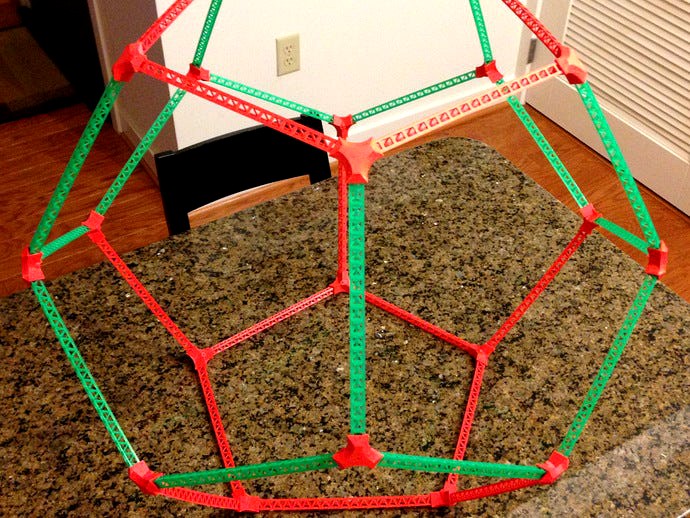 Large, Light, Dodecahedron Truss Thing by mphardy