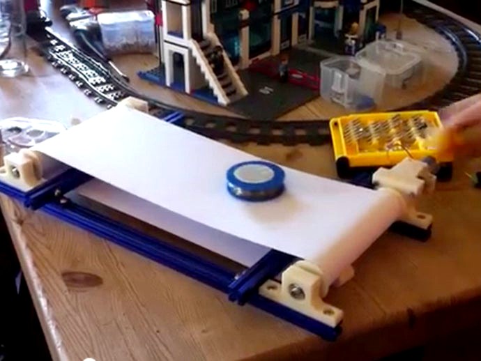 Conveyor belt with som 3D printed parts by bentommye