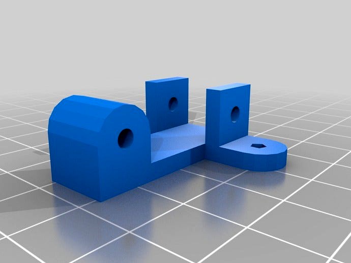 Solidoodle extruder head wobble preventer - By Tealvince (FIXED) by 2n2r5