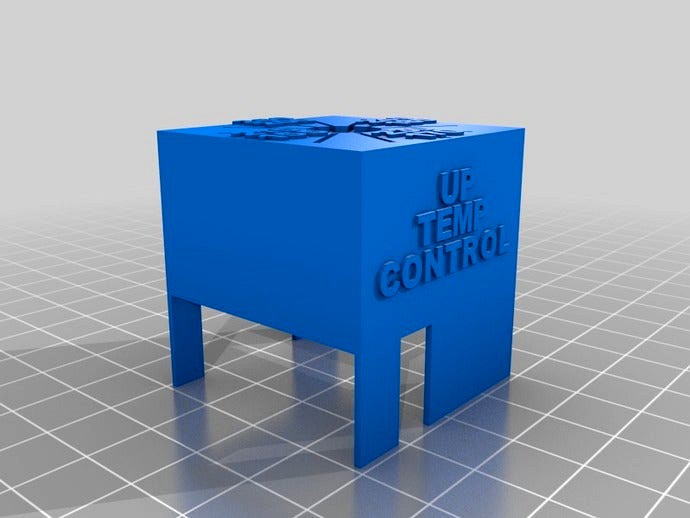 #UP Temp control box, for 12 position rotary dial by Ktronik