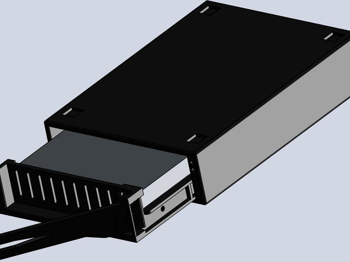 Printable SATA hot swap hard disk caddy by ginge