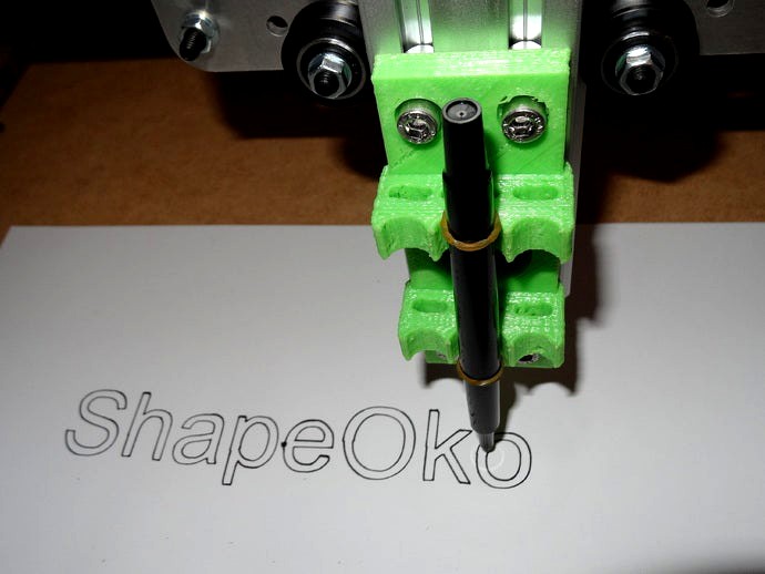 ShapeOko rubberband Penholder by nischi