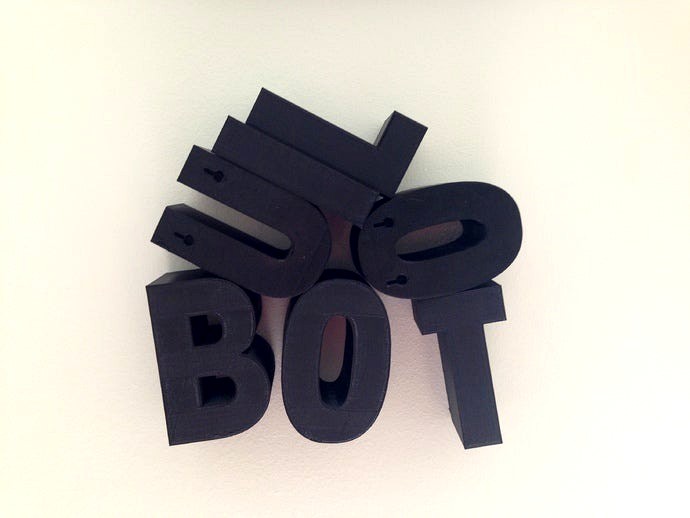 Wall Mountable Letters by BasicJohn