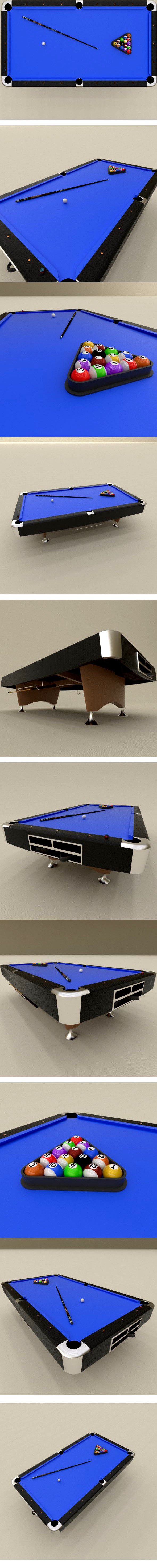 Billard table set