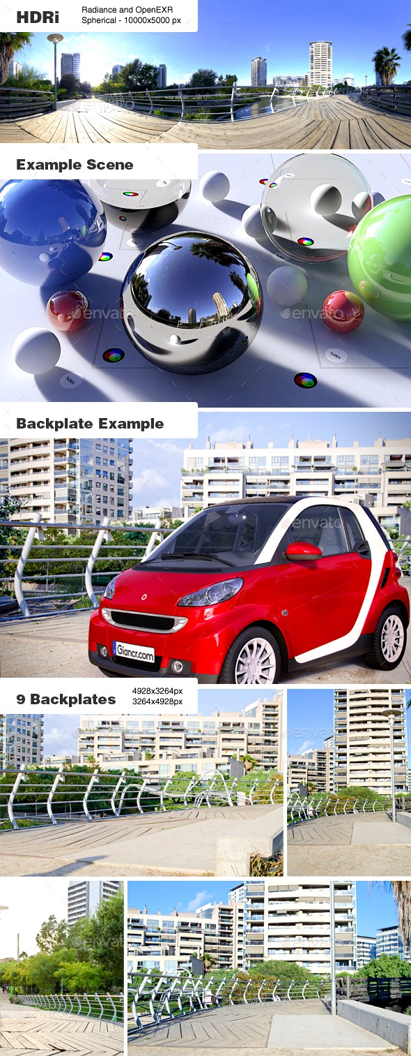 HDRi - 002 - Urban Clear Sky