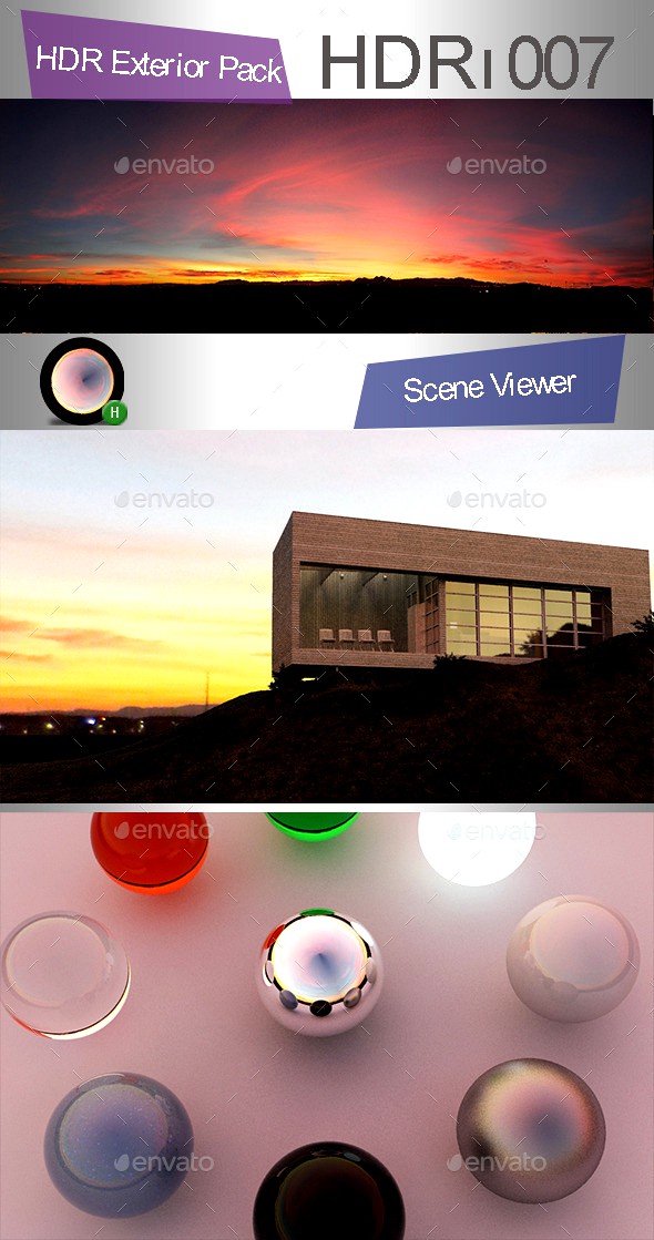 ED Exterior HDR 007 - Sunset Sky
