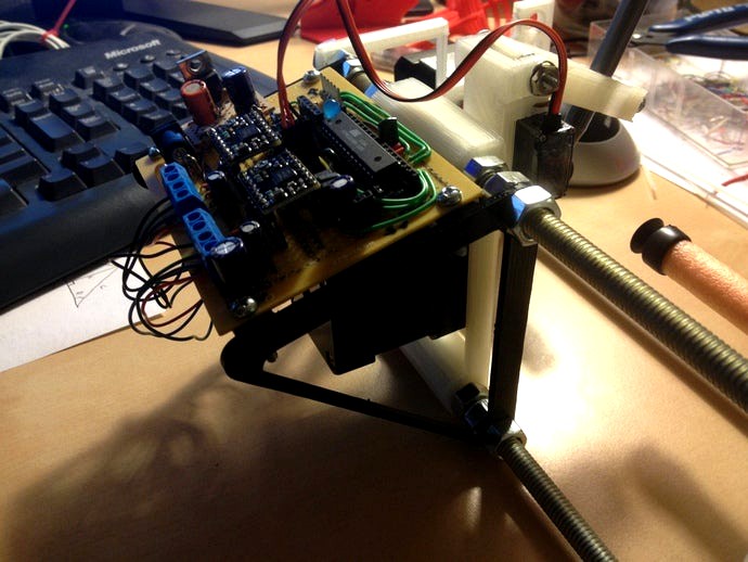 PCB mount for printable eggbot by bitswype