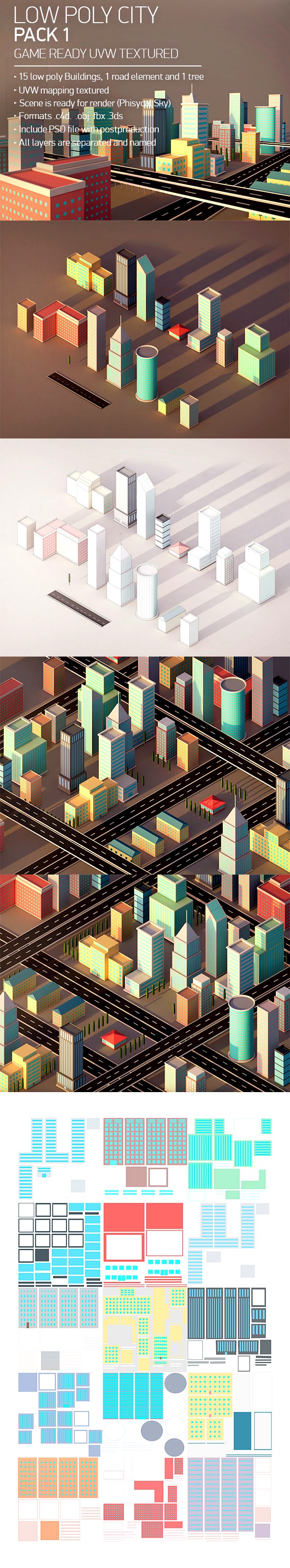 Low Poly City Pack 1