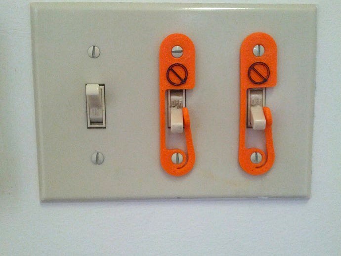 Light Switch Lock by Yllonnoce
