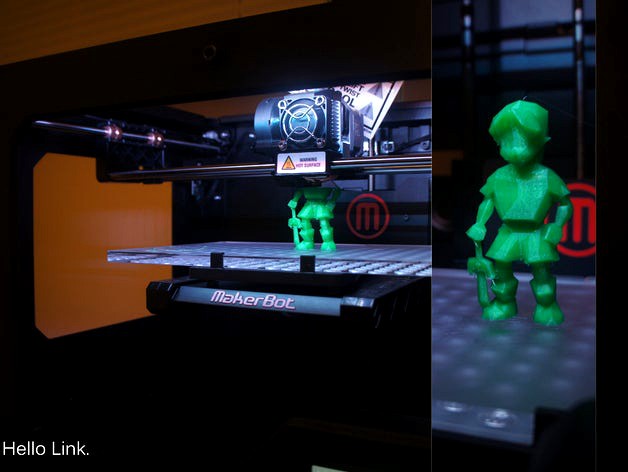 Link from OoT by printed