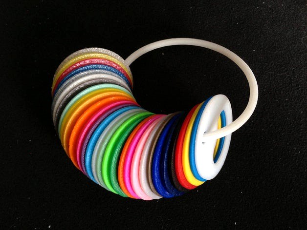 Filament Colour Sample Swatch by IdeaBeansNZ