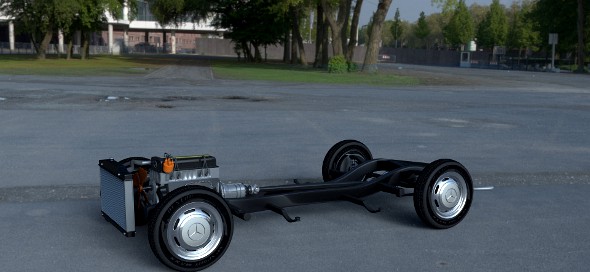 Mercedes Benz 190SL Full Chassis