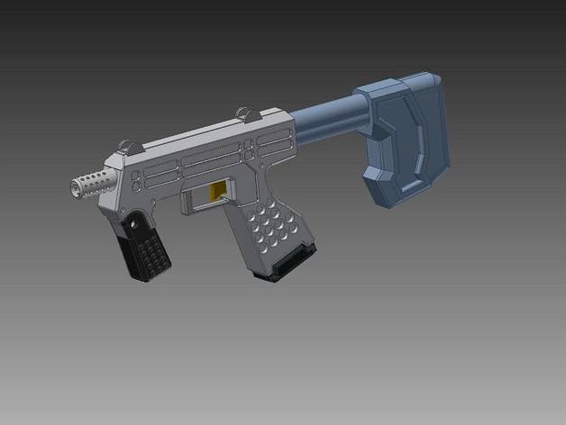 Halo Machine Pistol by dan0nator