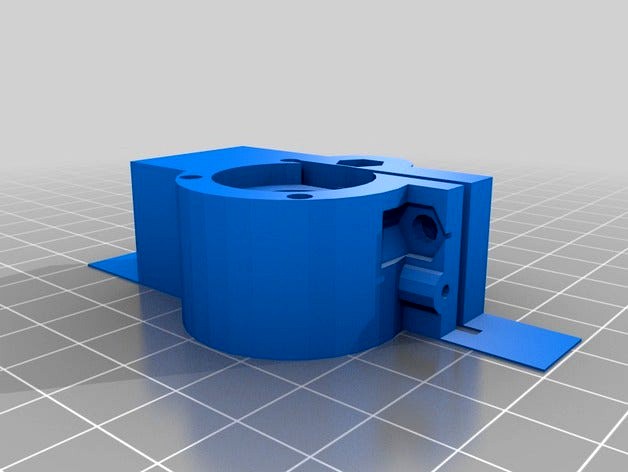 Makergear Filament drive goes Bowden by Luke321